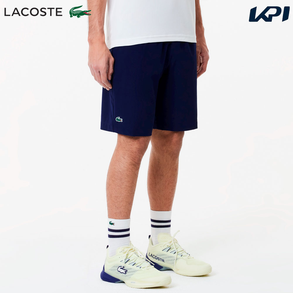 ラコステ LACOSTE テニスウェア メンズ   ウルトラドライトレーニングテニスショーツ GH7452-99-166 2024FW