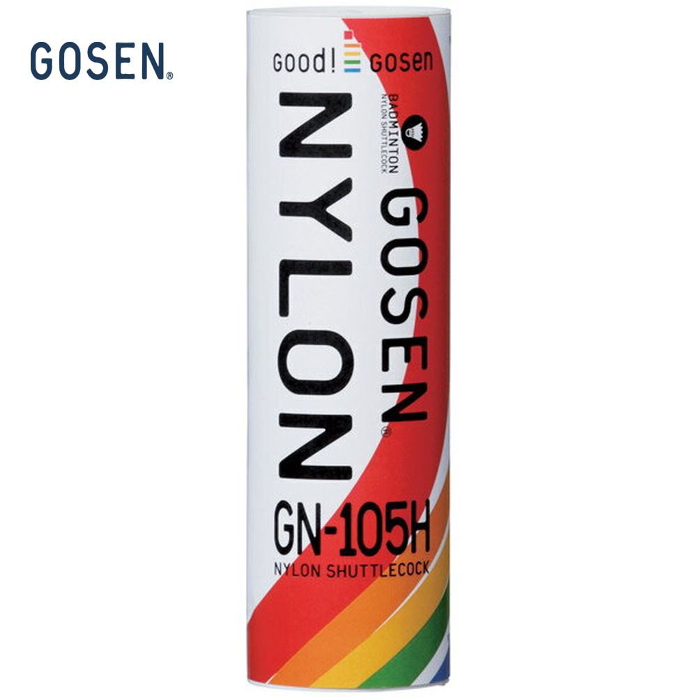 GOSEN（ゴーセン）ナイロンシャトルコックGN-105H（１筒６コ入）