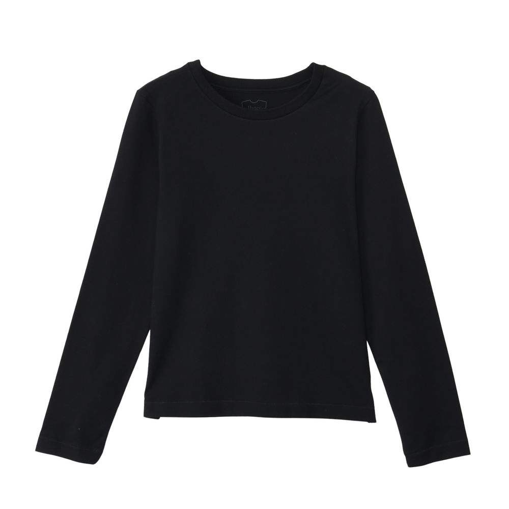 Hanes フィットネスウェア レディース   1PクルーネックロングスリーブＴシャツ HW4-E202 2026FW