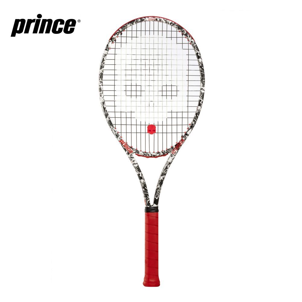プリンス Prince 硬式テニスラケット  Prince×HYDROGENコラボ TOURO3 TATTOO 100 ツアーオースリータトゥー100 310 ガット張り上げ済 7T52W