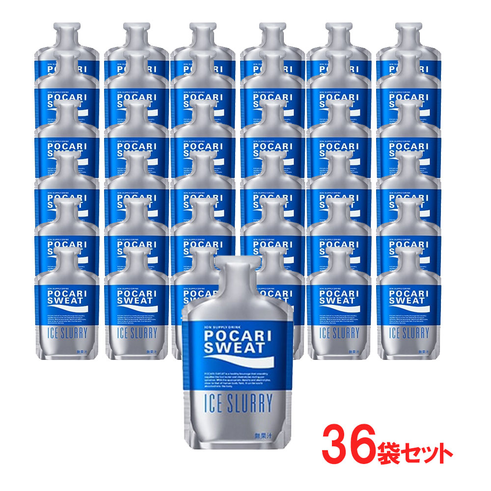 大塚製薬 ポカリスエット アイススラリー 36個セット(100g×6袋)×6 冷凍 クールダウン プレクーリング 熱中症対策 スポーツ 部活 アウトドア まとめ買い