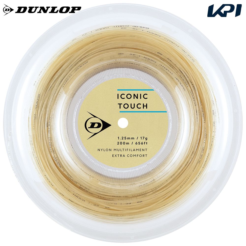 ダンロップ DUNLOP テニスガット・ストリング    ICONIC TOUCH アイコニック・タッチ 200mロール ロールタイプ DSTA32011