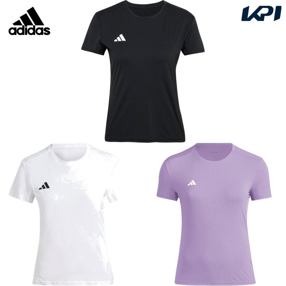 アディダス adidas ランニングウェア レディース   アディゼロ エッセンシャルズ ランニング半袖Tシャツ IEJ30 2025FW