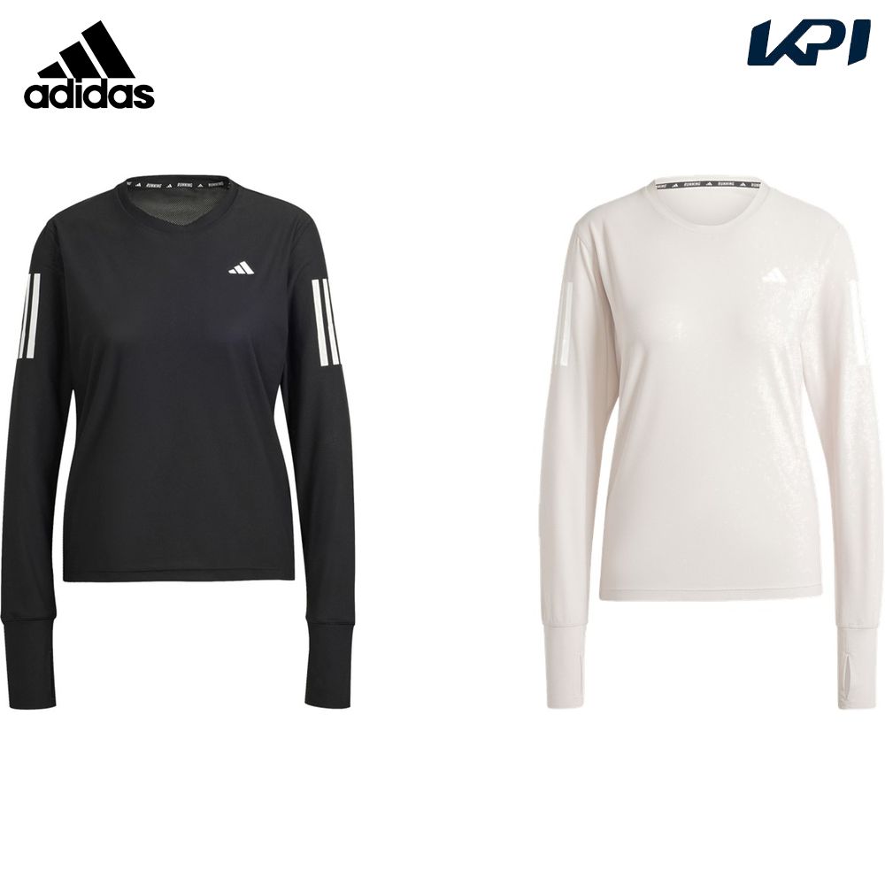 アディダス adidas ランニングウェア レディース   オウン ザ ラン 長袖Tシャツ IKM77 2024SS