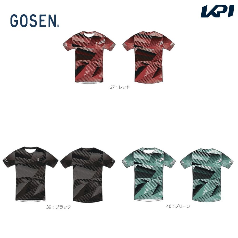 ゴーセン GOSEN テニスウェア ユニセックス   昇華Ｔシャツ JPT33 2023FW