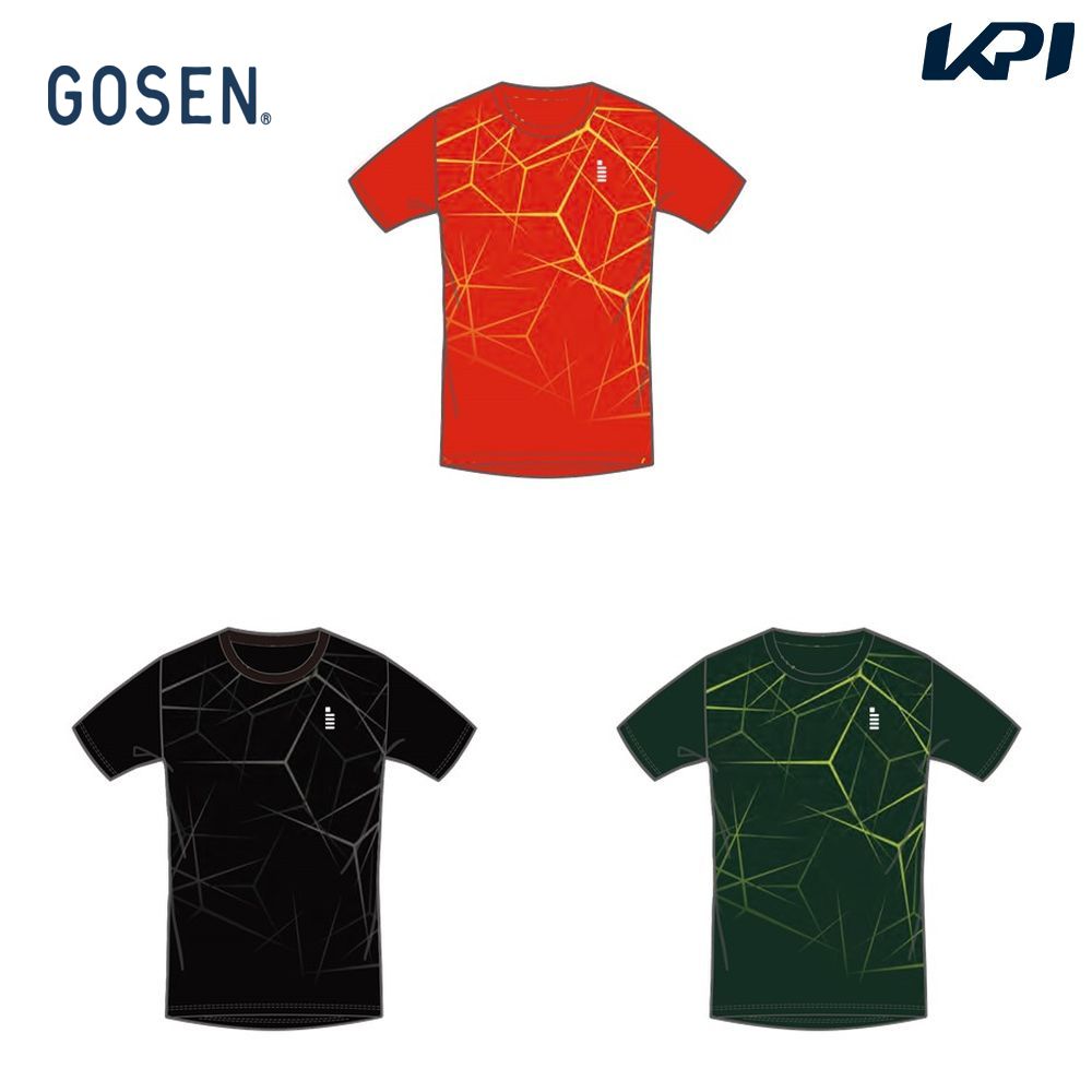 ゴーセン GOSEN テニスウェア ユニセックス   2025秋企画 昇華Tシャツ B JPT58 2025FW 10月下旬発売予定※予約