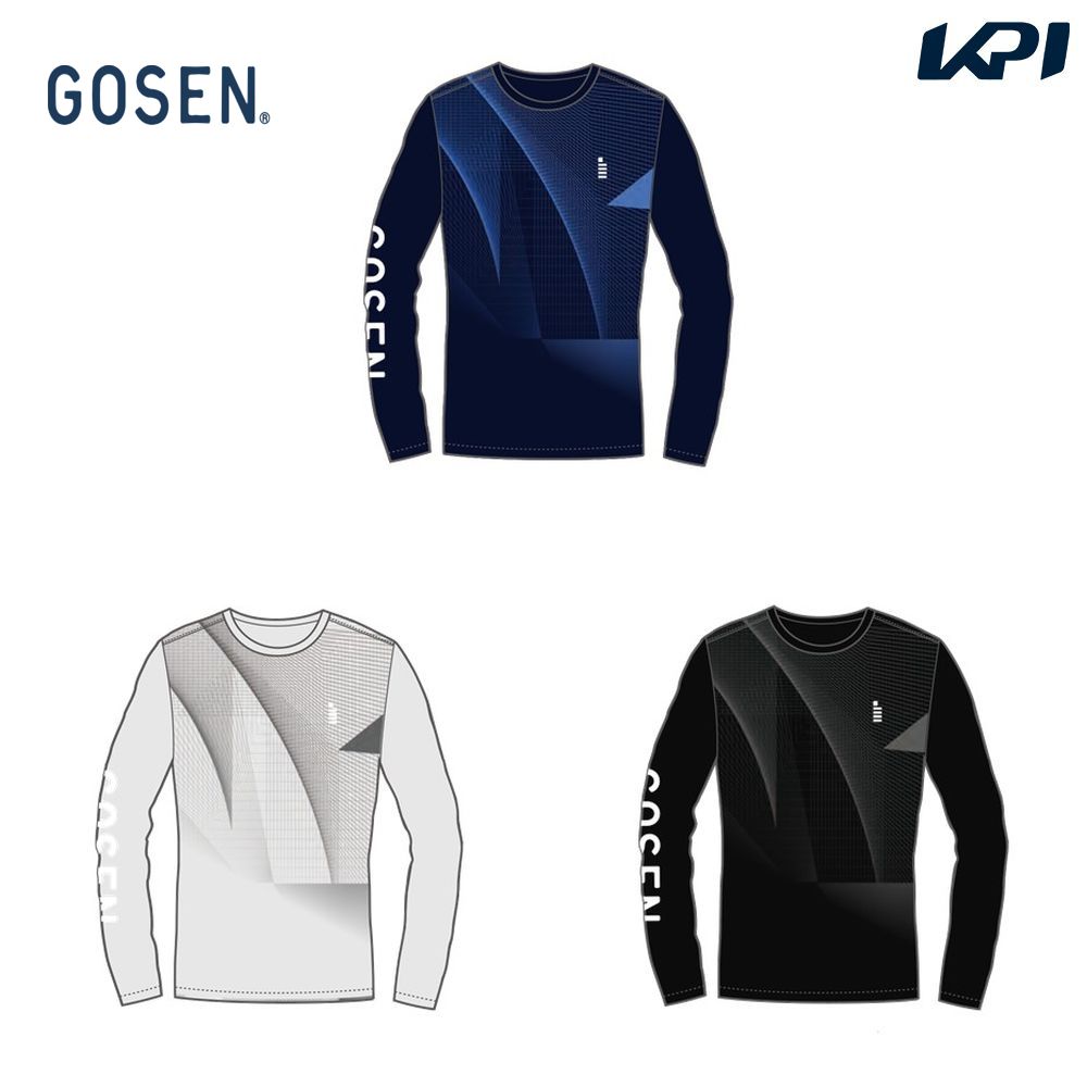 ゴーセン GOSEN テニスウェア ユニセックス   2025秋企画 昇華ロングスリーブTシャツ A JPT59 2025FW 10月下旬発売予定※予約