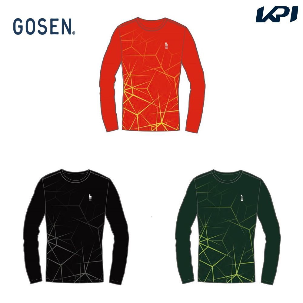 ゴーセン GOSEN テニスウェア ユニセックス   2025秋企画 昇華ロングスリーブTシャツ B JPT60 2025FW 10月下旬発売予定※予約