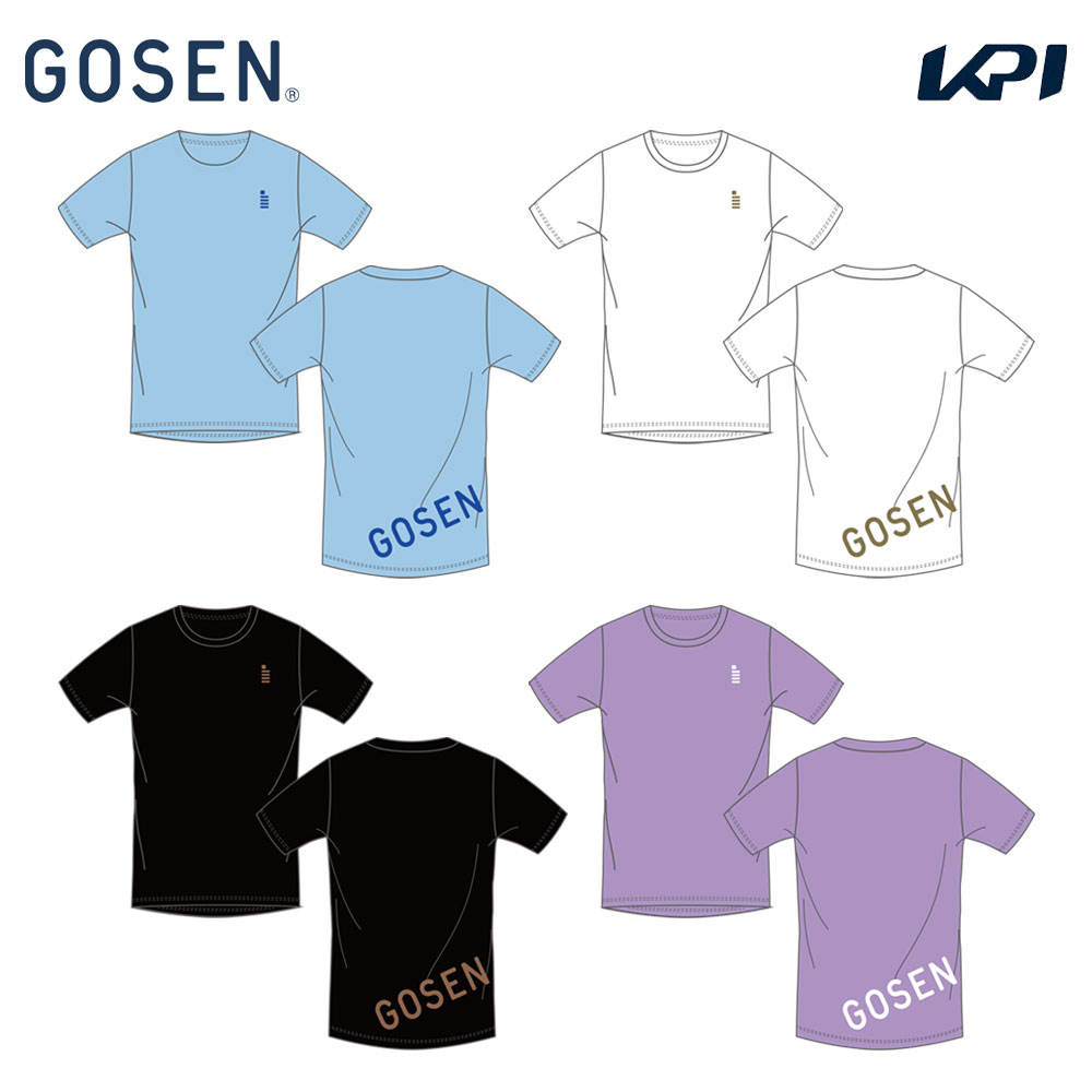 ゴーセン GOSEN テニスウェア ユニセックス   ロゴＴシャツ JPT65 2026SS 4月上旬発売予定※予約