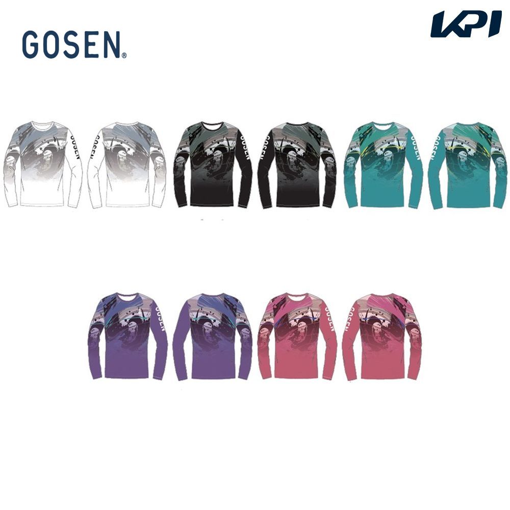 ゴーセン GOSEN テニスウェア ユニセックス   昇華ロングスリーブ Tシャツ B 2026夏企画 JT2603 2026SS 7月下旬発売予定※予約