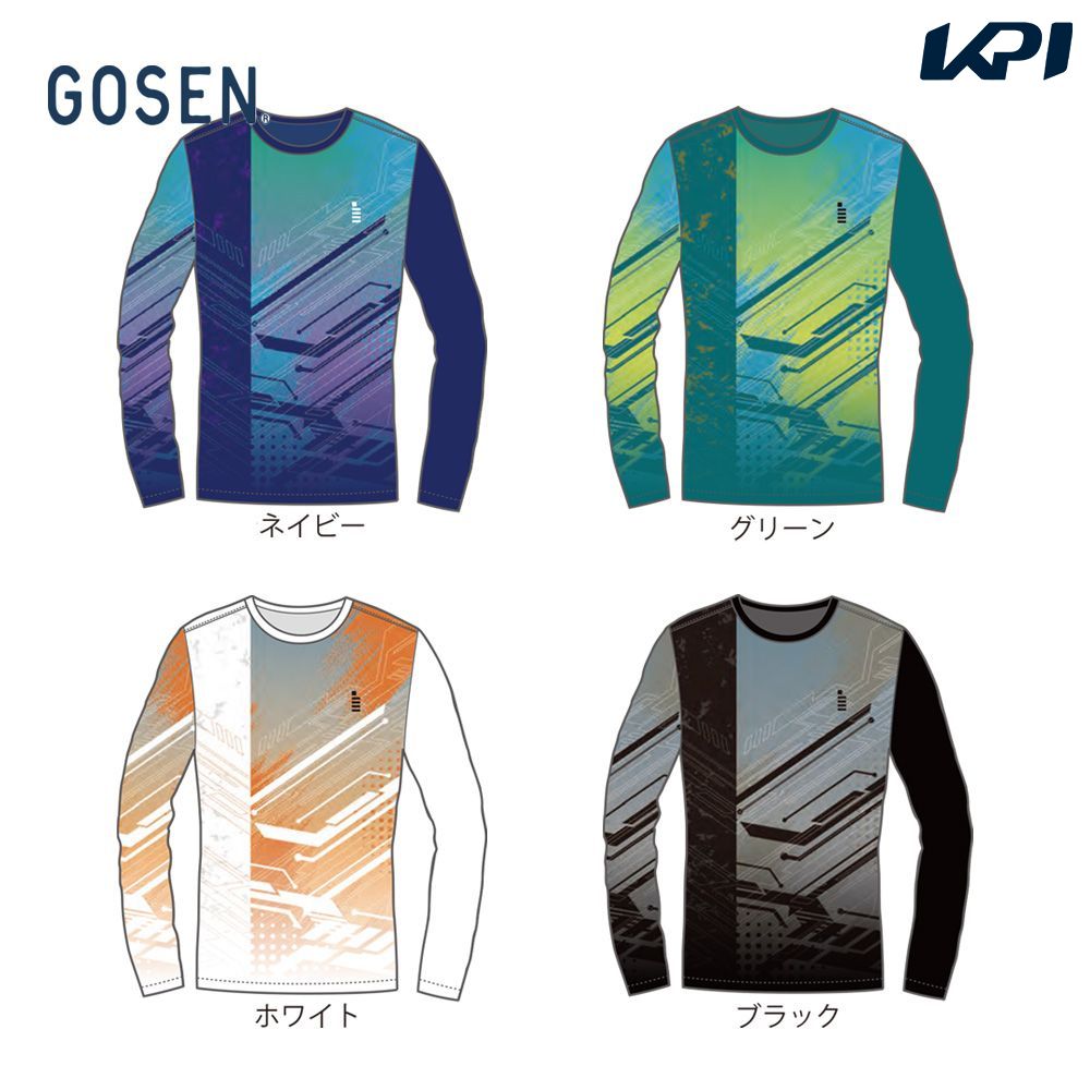 ゴーセン GOSEN テニスウェア ユニセックス   2026秋企画 秋昇華ロングTシャツ A JT2605 2026FW 10月下旬発売予定※予約