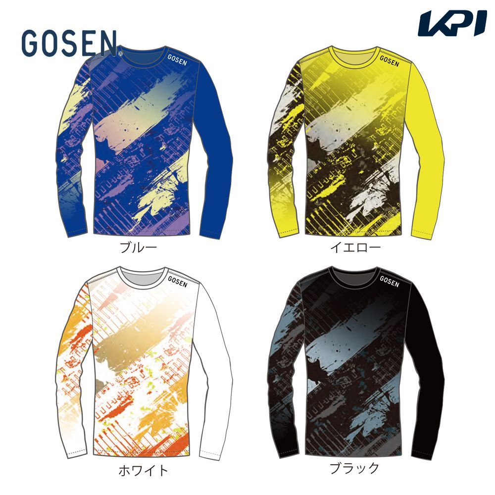 ゴーセン GOSEN テニスウェア ユニセックス   2026秋企画 秋昇華ロングTシャツ B JT2607 2026FW 10月下旬発売予定※予約
