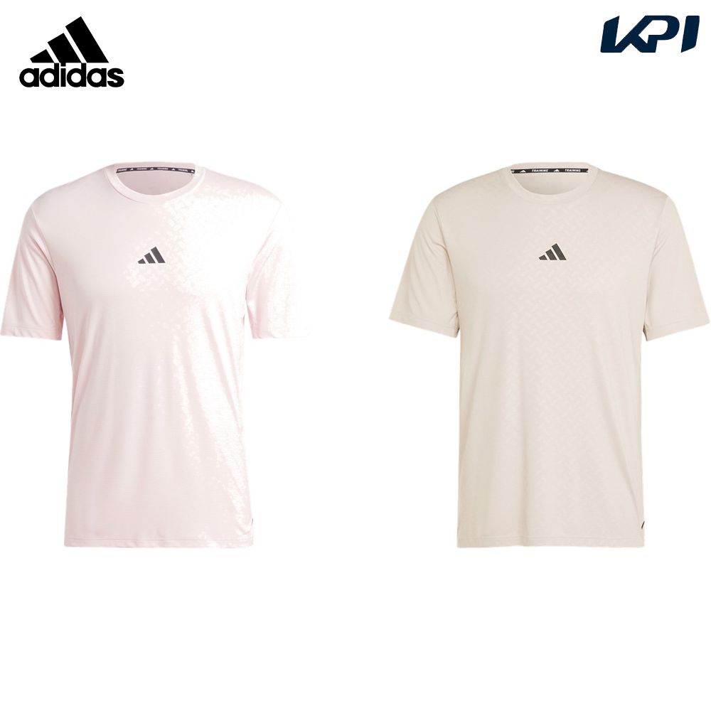 アディダス adidas ランニングウェア メンズ   パワー ワークアウト 半袖Tシャツ JTF08 2024FW