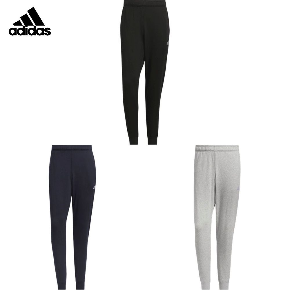 アディダス adidas マルチSPウェア メンズ   エッセンシャルズ プラス レギュラーフィット スモールロゴ フレンチテリー カフパンツ JUP91 2026FW