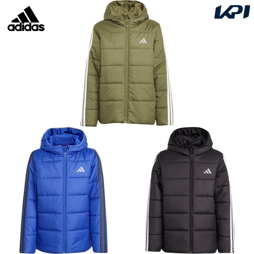 アディダス adidas マルチSPウェア ジュニア   エッセンシャルズ スリーストライプス 中ワタ入リジャケット キッズ KKO90 2025FW