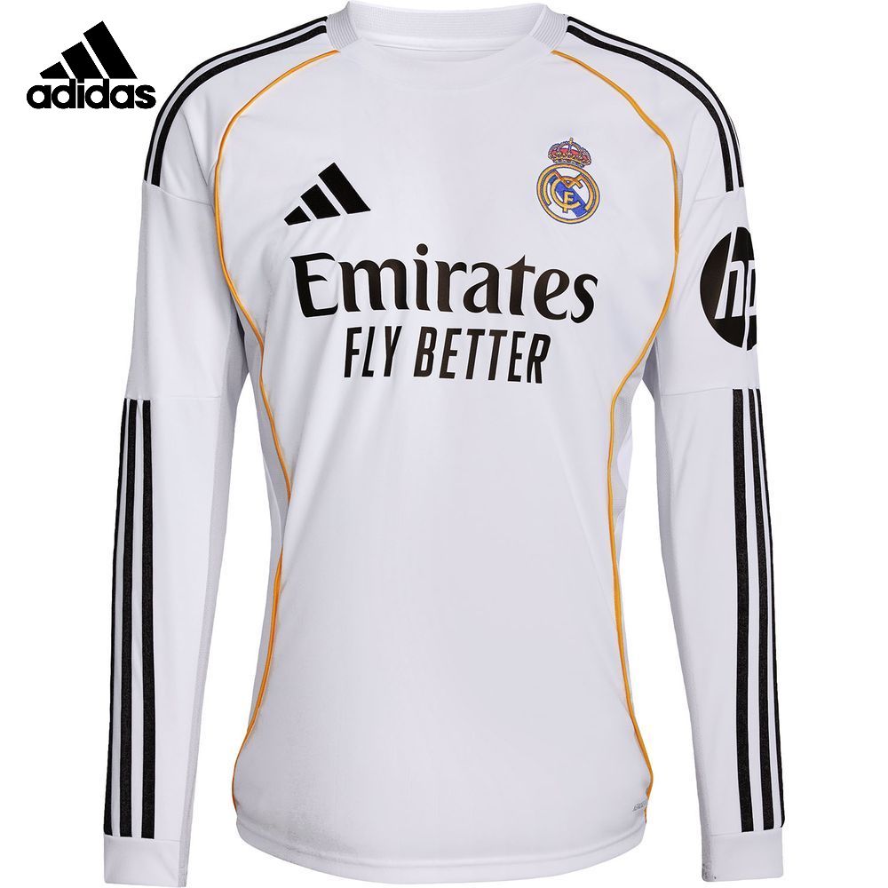 アディダス adidas サッカーウェア メンズ   レアル･マドリード 25/26 長袖ホームユニフォーム KPD77 2025FW