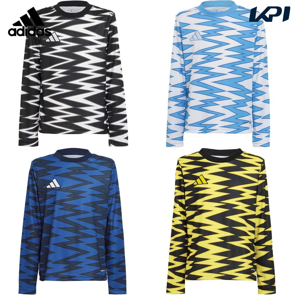 アディダス adidas サッカーウェア ジュニア   グラフィック プラクティスジャージー KPW47 2024FW