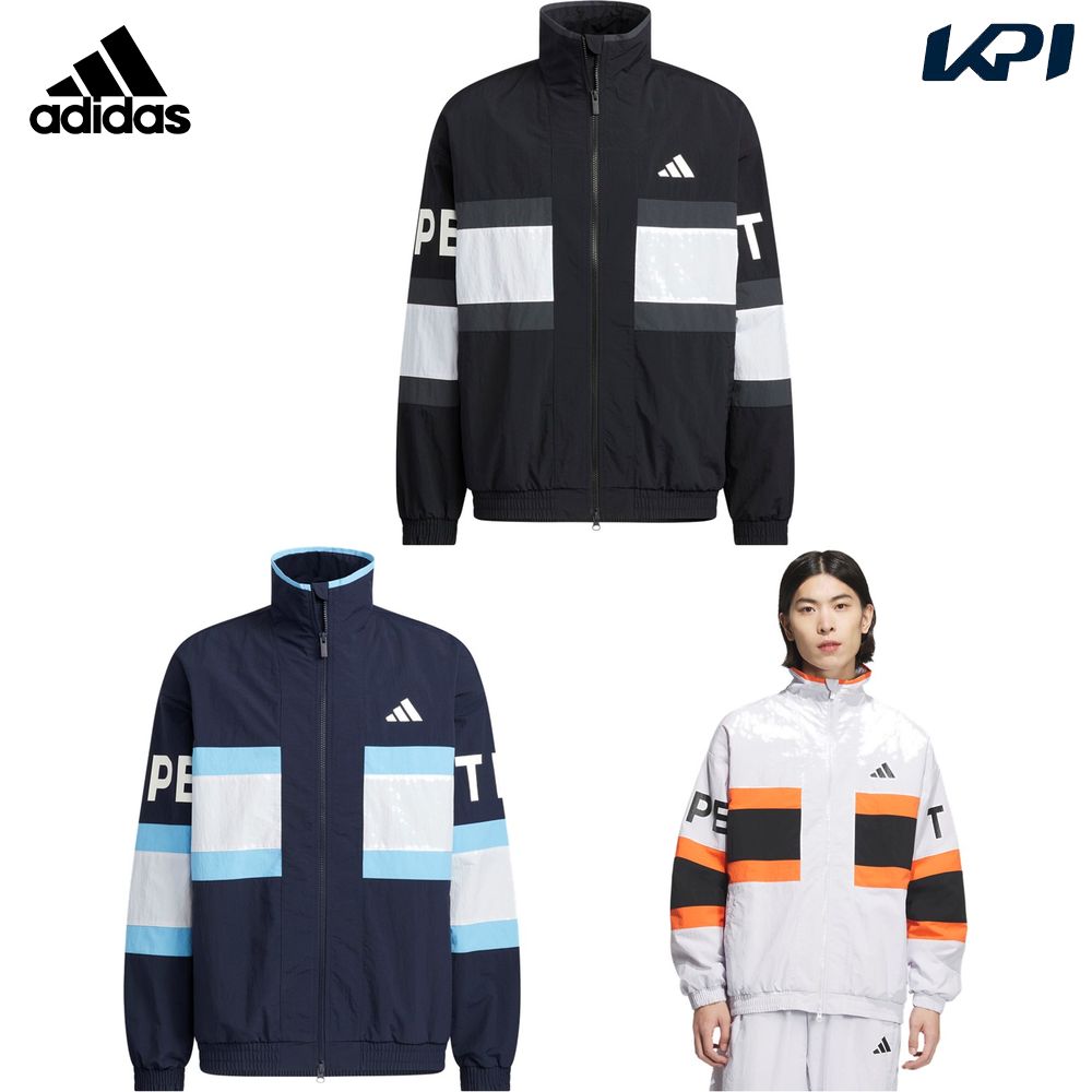 アディダス adidas マルチSPウェア メンズ   ワーディング パック ルーズフィット メッシュ裏地付キ ウーブンジャケット KQD39 2025SS