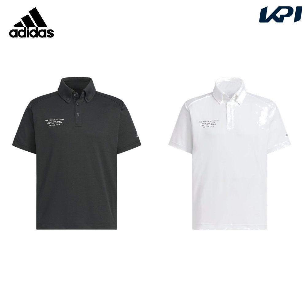 アディダス adidas マルチSPウェア メンズ   アダプテーション レギュラーフィット ダブルニット半袖ポロシャツ KQD55 2025SS