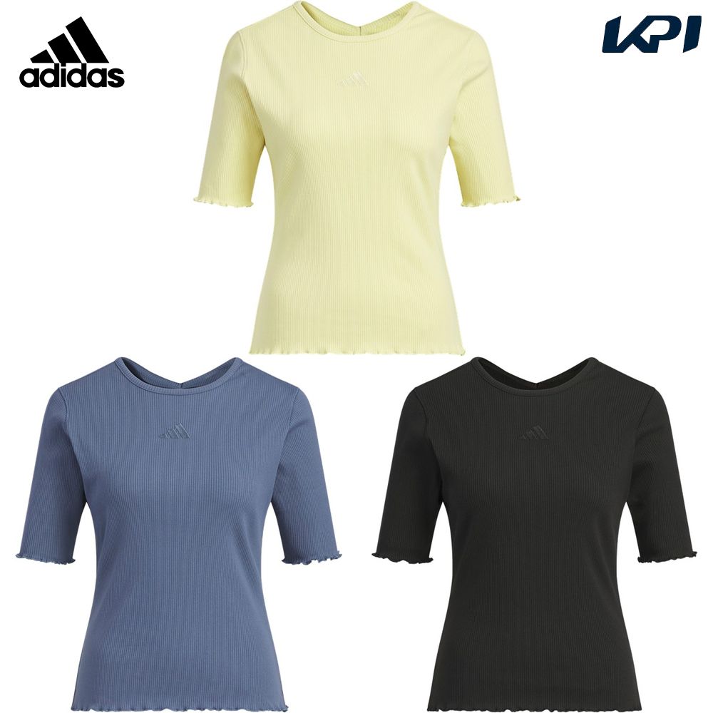 アディダス adidas マルチSPウェア レディース   Lux AD リブ 半袖Tシャツ KQD94 2025SS