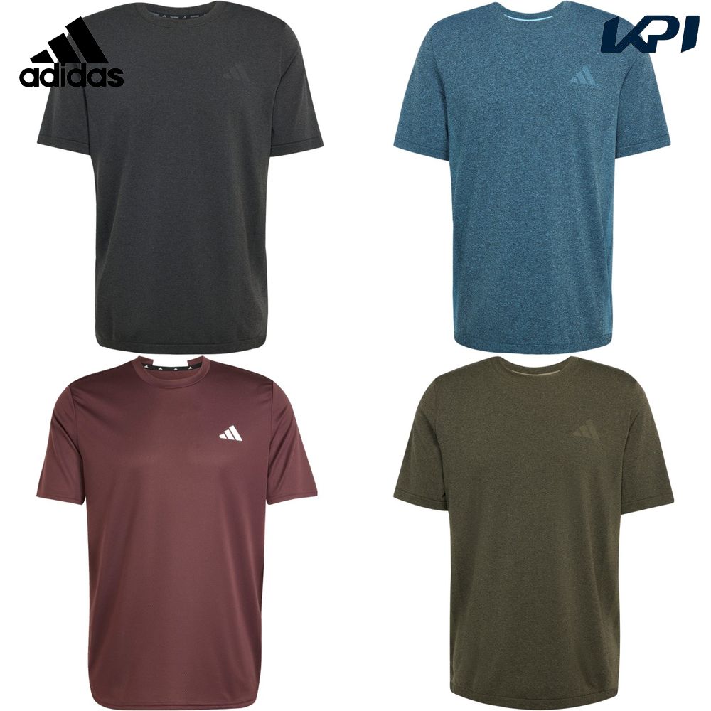 アディダス adidas フィットネスウェア メンズ   トレイン エッセンシャルズ ストラクチャー 半袖Tシャツ KQW37 2025SS