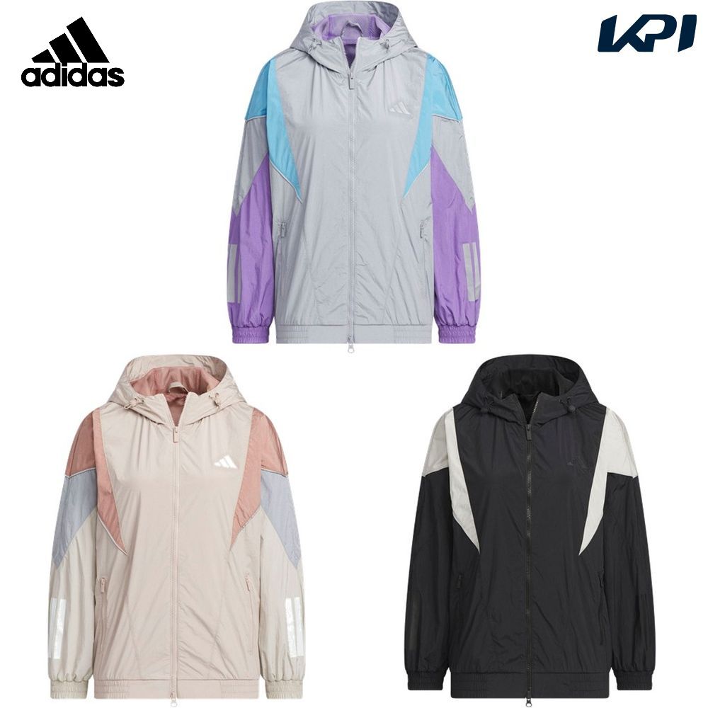 アディダス adidas マルチSPウェア レディース   BYS スリーストライプス ウーブン 軽量ジャケット KRC74 2025SS