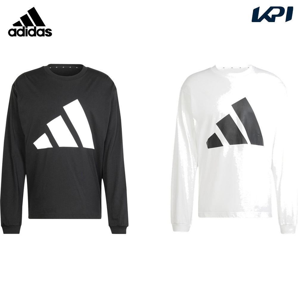アディダス adidas フィットネスウェア メンズ   エッセンシャルズ ビッグロゴ シングルジャージー長袖Tシャツ KRG02 2025SS