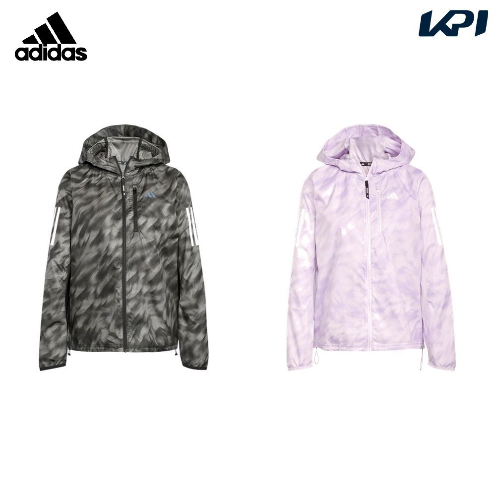 アディダス adidas ランニングウェア レディース   オウン ザ ラン総柄プリントジャケット KRI50 2025FW