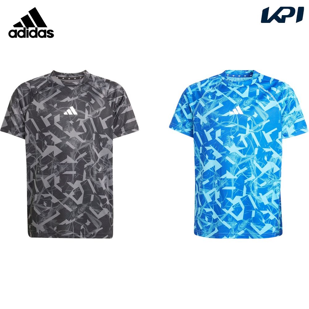 アディダス adidas マルチSPウェア ジュニア   キッズ スポーツ アイコン フラクタルプリント半袖Tシャツ KRJ64 2025SS