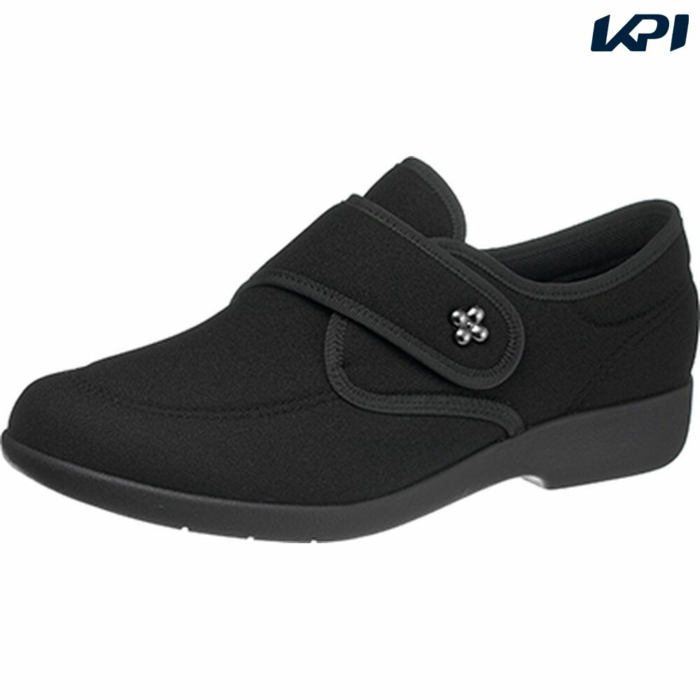 ASAHI アサヒシューズ ワーキングシューズ レディース 快歩主義  KHS L118 BKストレッチ KS23328