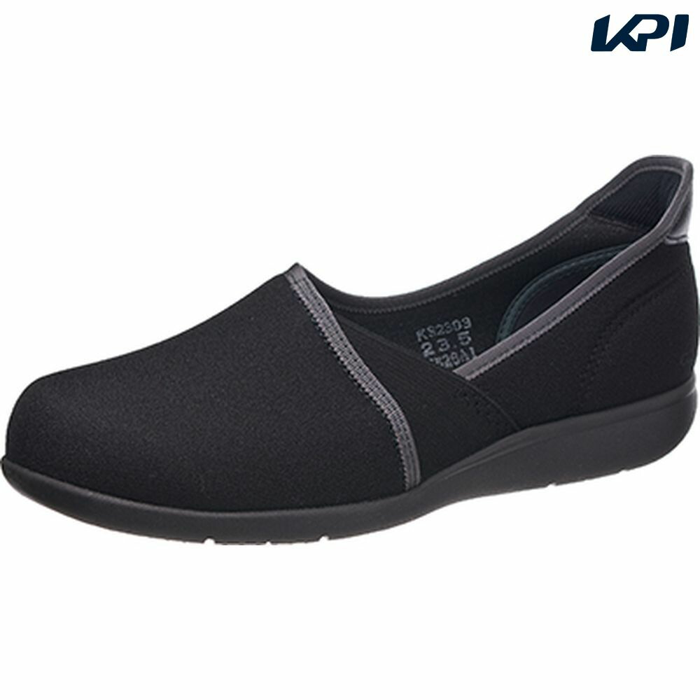 ASAHI アサヒシューズ ワーキングシューズ レディース 快歩主義  KHS L173 BKストレッチ KS23933