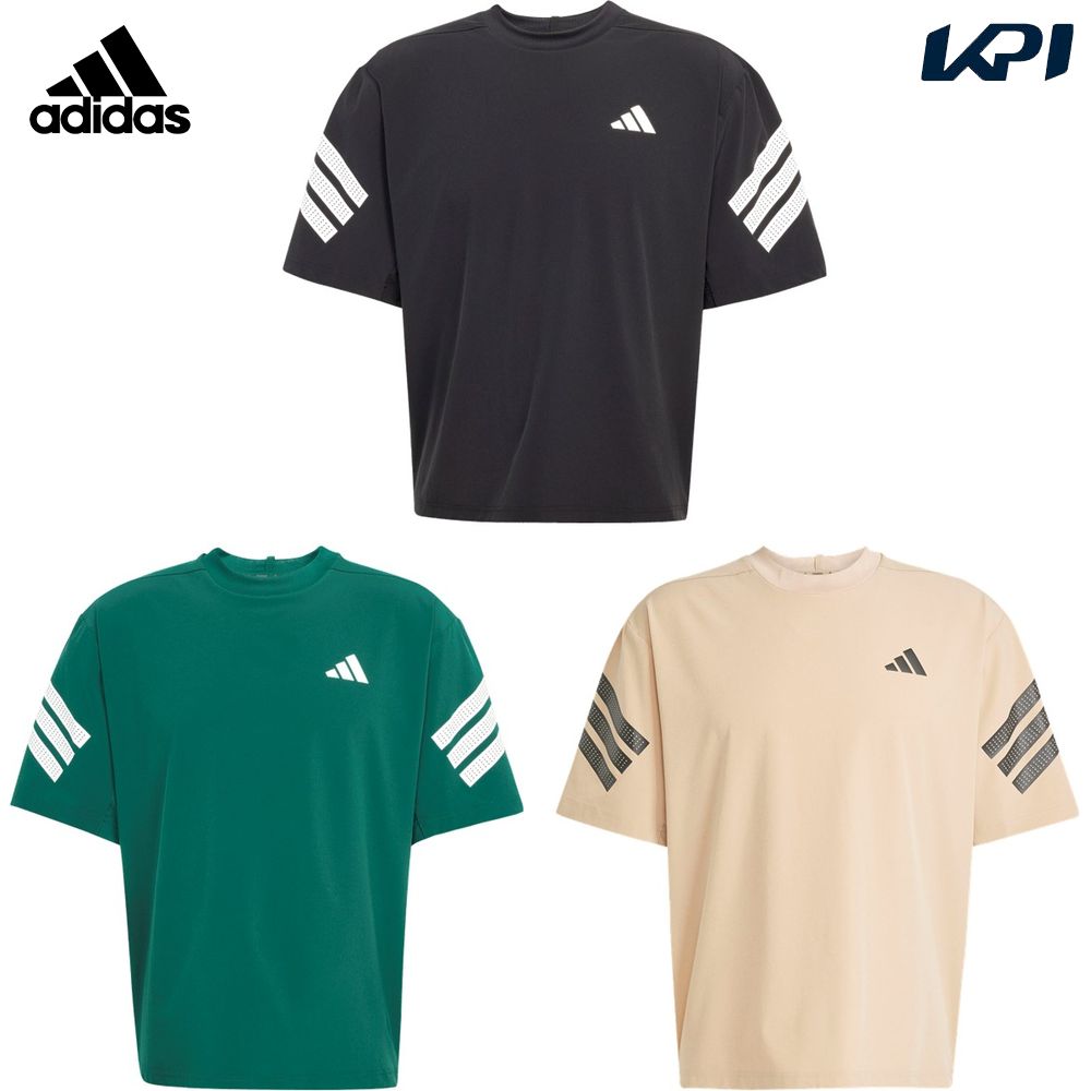 アディダス adidas ランニングウェア メンズ   ジム+ スリーストライプス ウーブンポンプカバー KSL39 2025SS