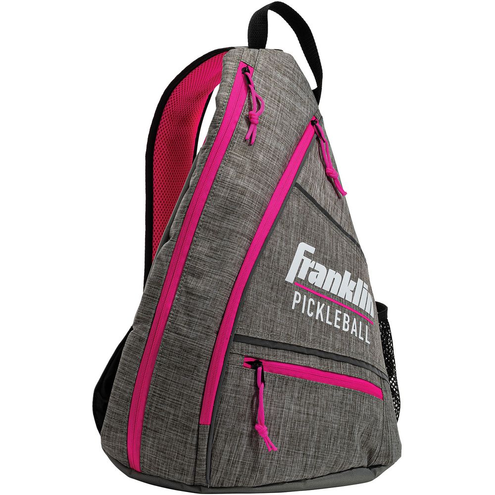 ピックルボールバッグ・ケース  Franklin フランクリン Sling Bag-Grey/Pink Trim 52823C1