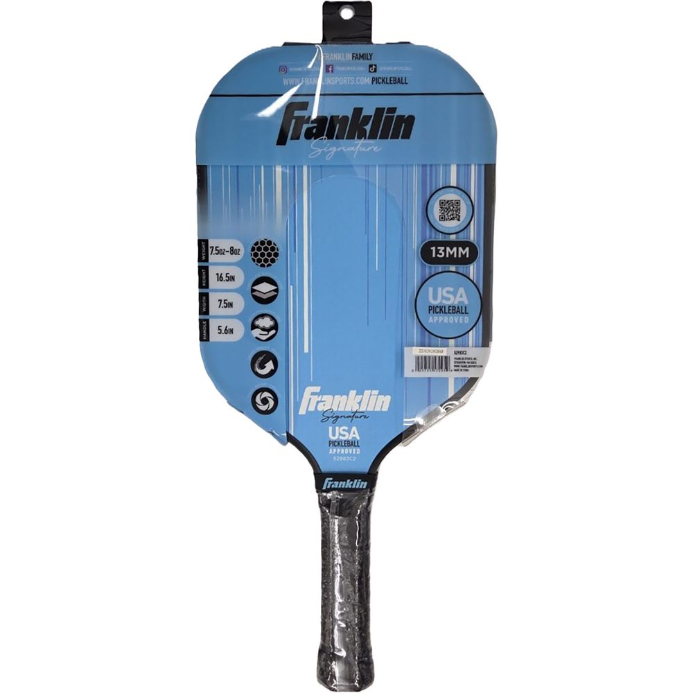 ピックルボールパドル  Franklin フランクリン SIGNATURE PICKLEBALL PADDLE 13MM BLUE 52983C2