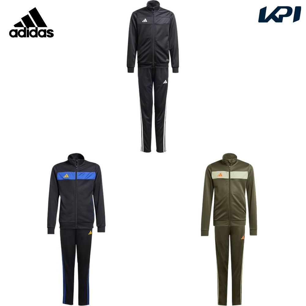 アディダス adidas サッカーウェア ジュニア   ティロ 25 エッセンシャルズ トラックスーツ キッズ KSQ97 2025FW