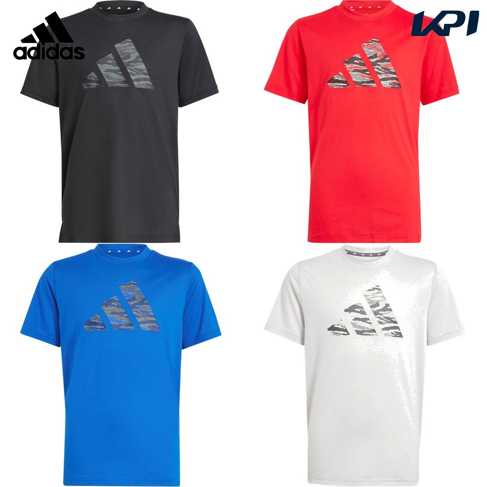 アディダス adidas マルチSPウェア ジュニア   トレーニング エッセンシャルズ カモプリント 半袖Tシャツ キッズ KTD33 2025SS