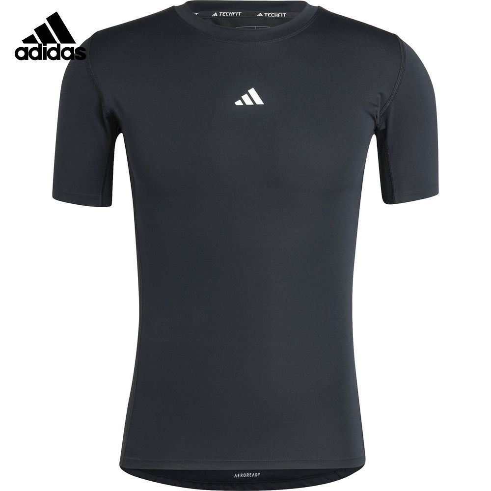 アディダス adidas ランニングウェア メンズ   テックフィット コンプレッション トレーニング 半袖Tシャツ KVF01 2025SS