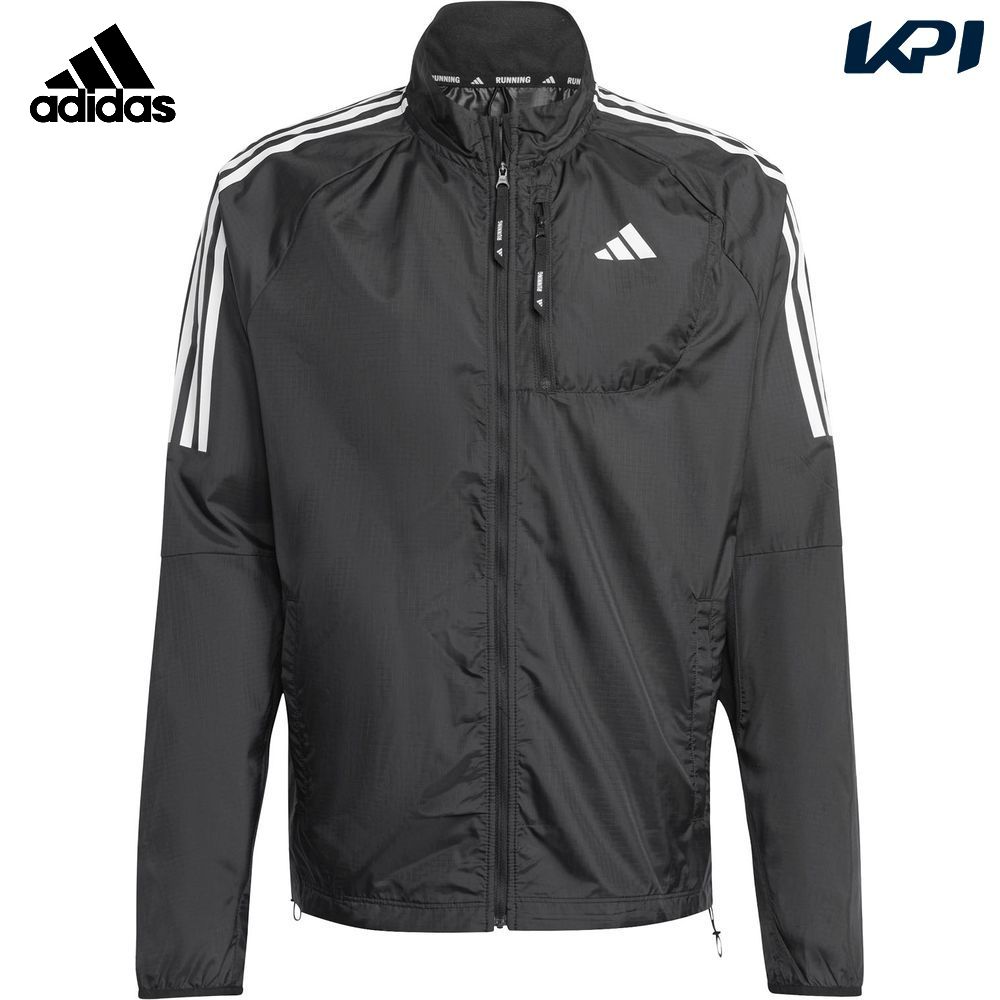 アディダス adidas 陸上ウェア メンズ   オウン ザ ラン スリーストライプス パッカブルジャケット KVL19 2025SS