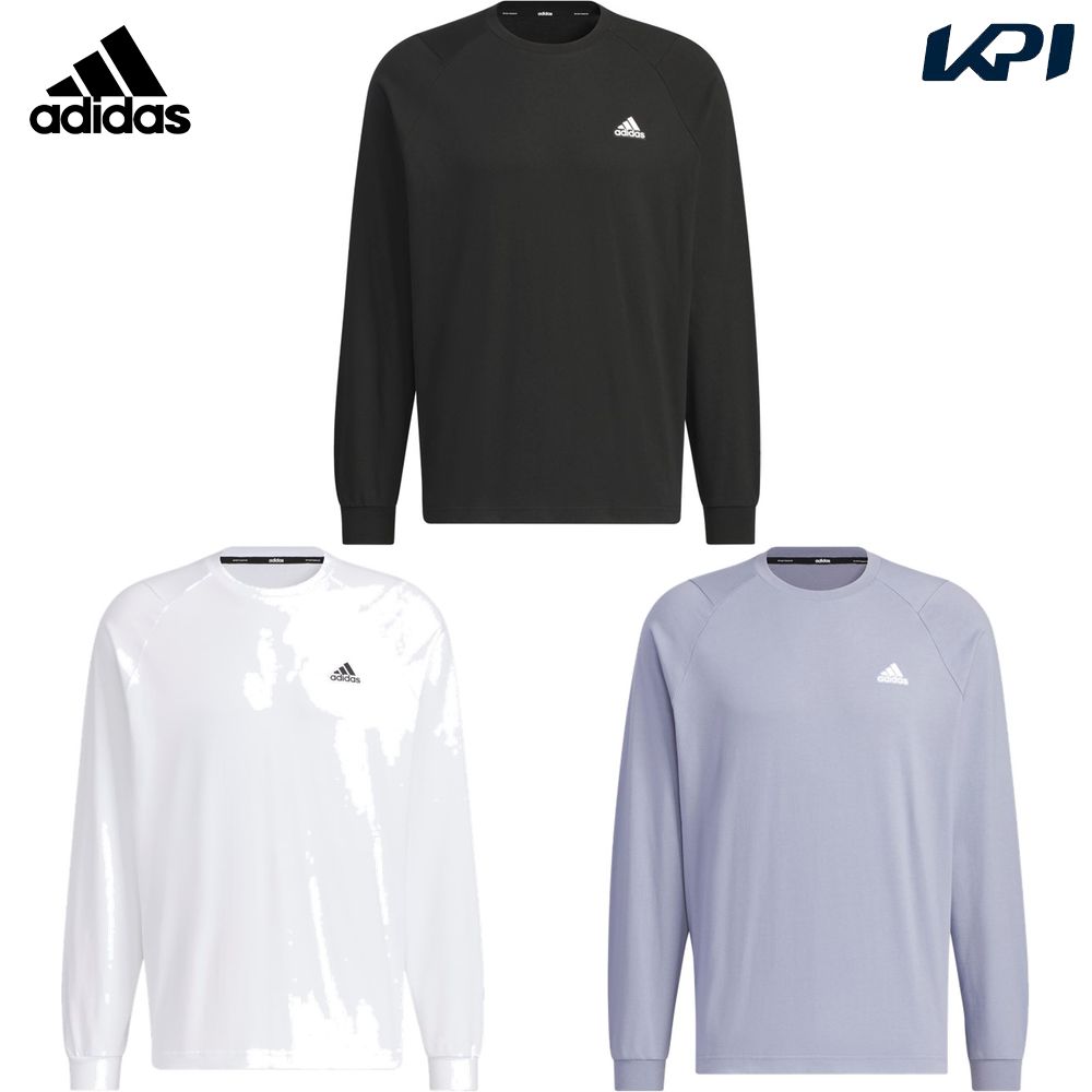 アディダス adidas マルチSPウェア メンズ   ワーディングパック ルーズフィット シングルジャージー 長袖Tシャツ KWX96 2024FW