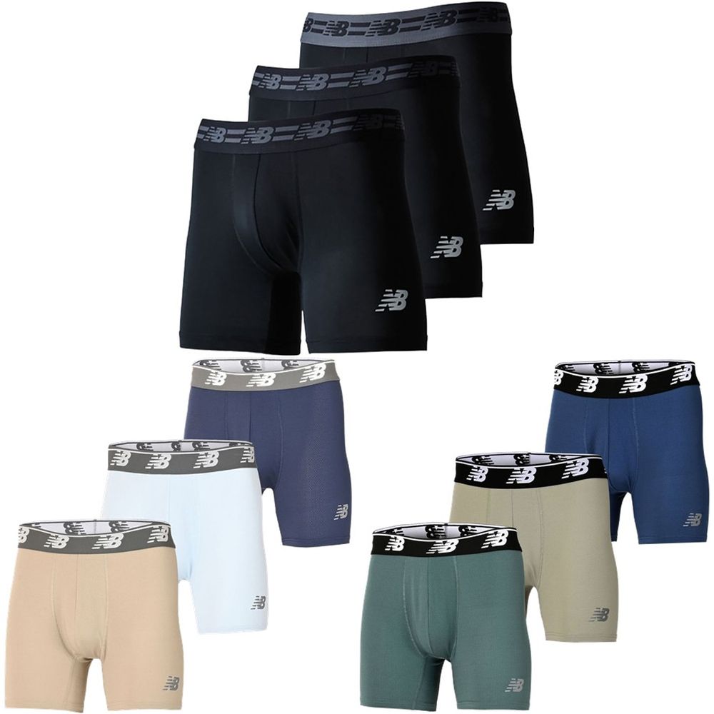 ニューバランス NEW BALANCE マルチSPウェア メンズ   53 メッシュボクサー 5インチ前閉ジ3P LAU13015 2025FW