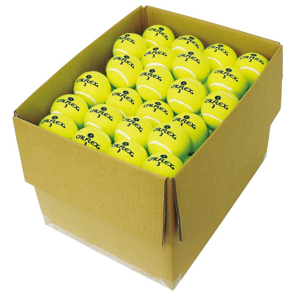 カルフレックス CALFLEX テニステニスボール  ノンプレッシャー硬式テニスボール(100P) LB-410