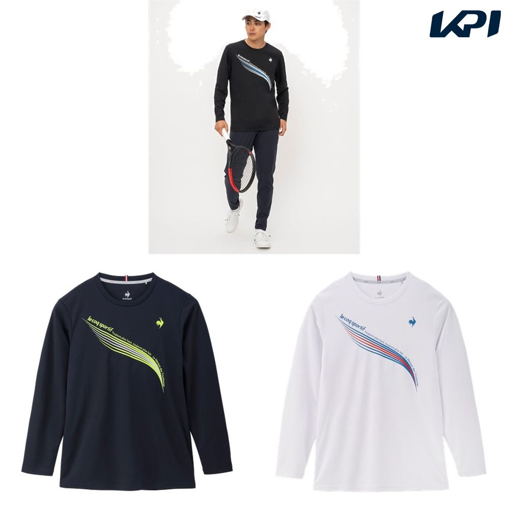 ルコック le coq sportif テニスウェア メンズ   プラクティス長袖シャツ LN4FLT10M 2024FW