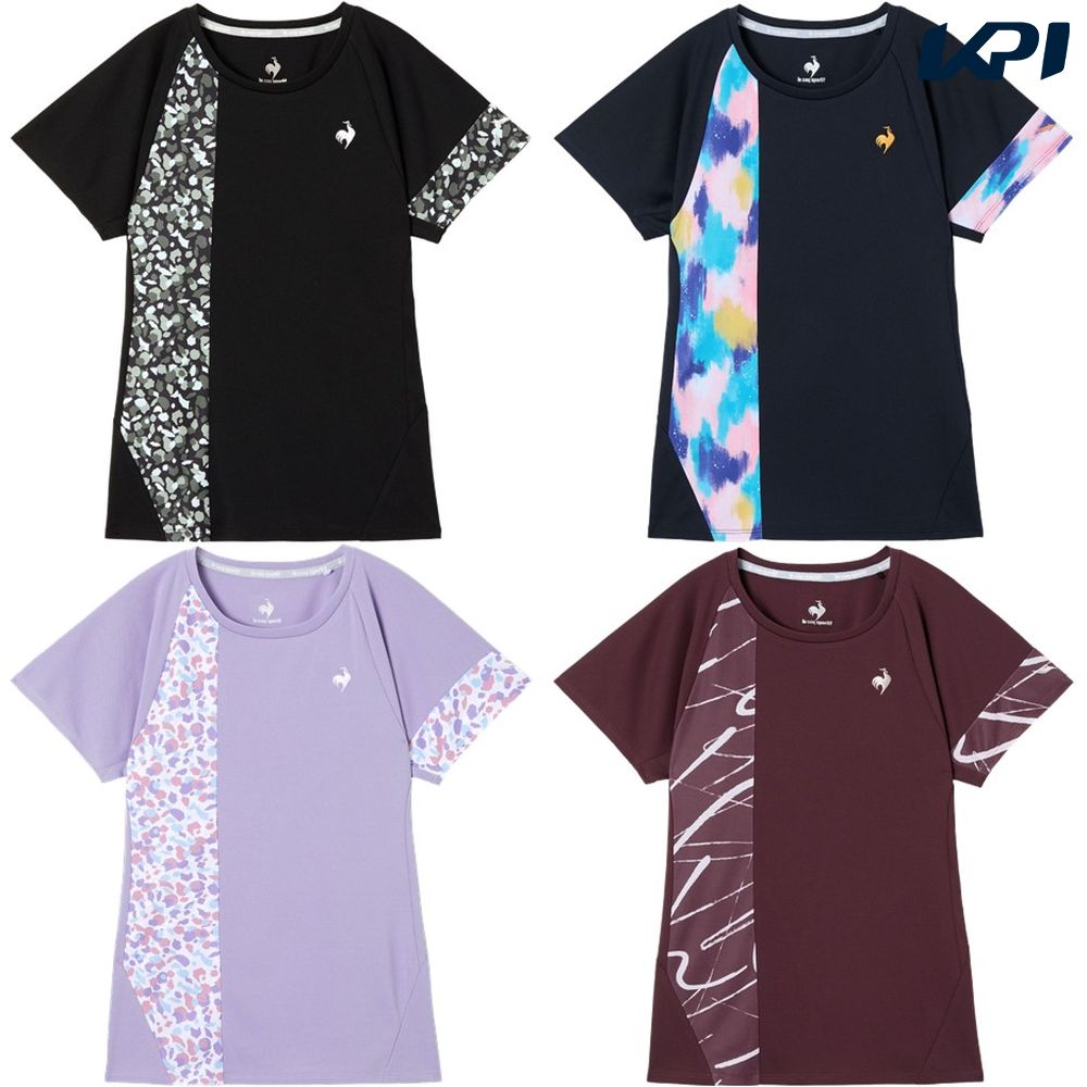 ルコック le coq sportif テニスウェア レディース   Aile forme グラフィックゲームシャツ LN5FHT11L 2025FW