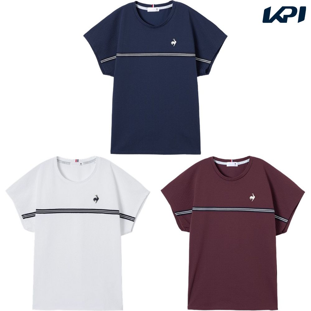 ルコック le coq sportif テニスウェア レディース   半袖ゲームシャツ LN5FHT20L 2025FW