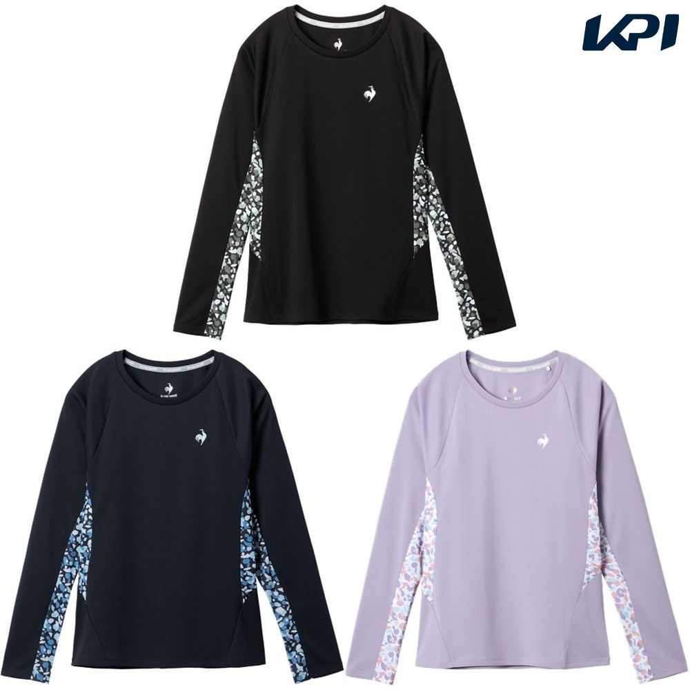 ルコック le coq sportif テニスウェア レディース   Aile forme 長袖ゲームシャツ LN5FLT10L 2025FW 8月中旬発売予定※予約