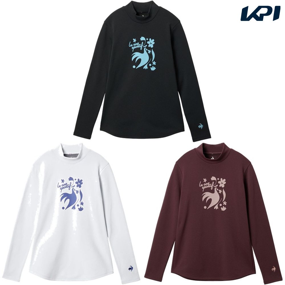 ルコック le coq sportif テニスウェア レディース   モックネック長袖シャツ LN5FLT11L 2025FW