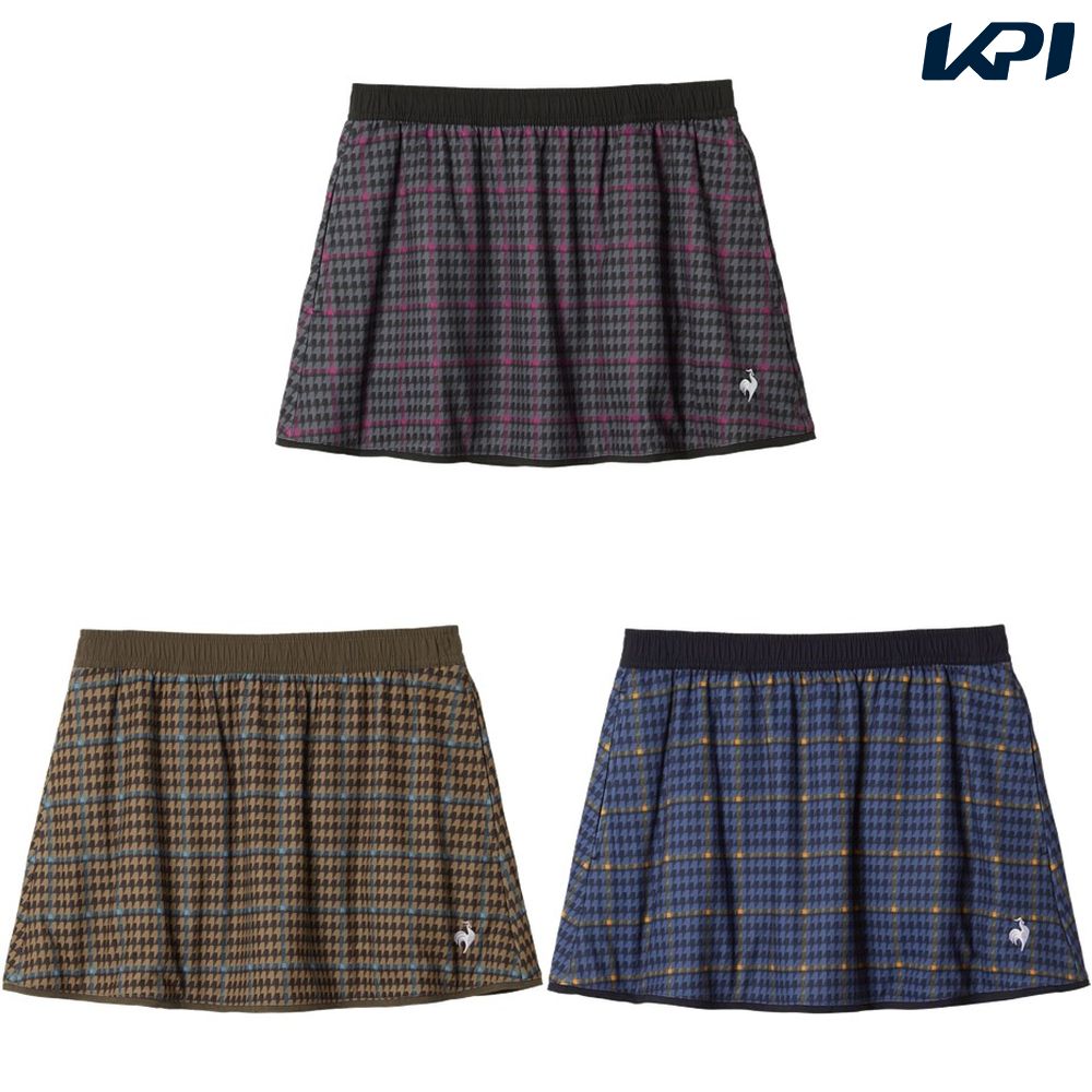 ルコック le coq sportif テニスウェア レディース   リバーシブルスコート LN5FSK30L 2025FW 8月中旬発売予定※予約