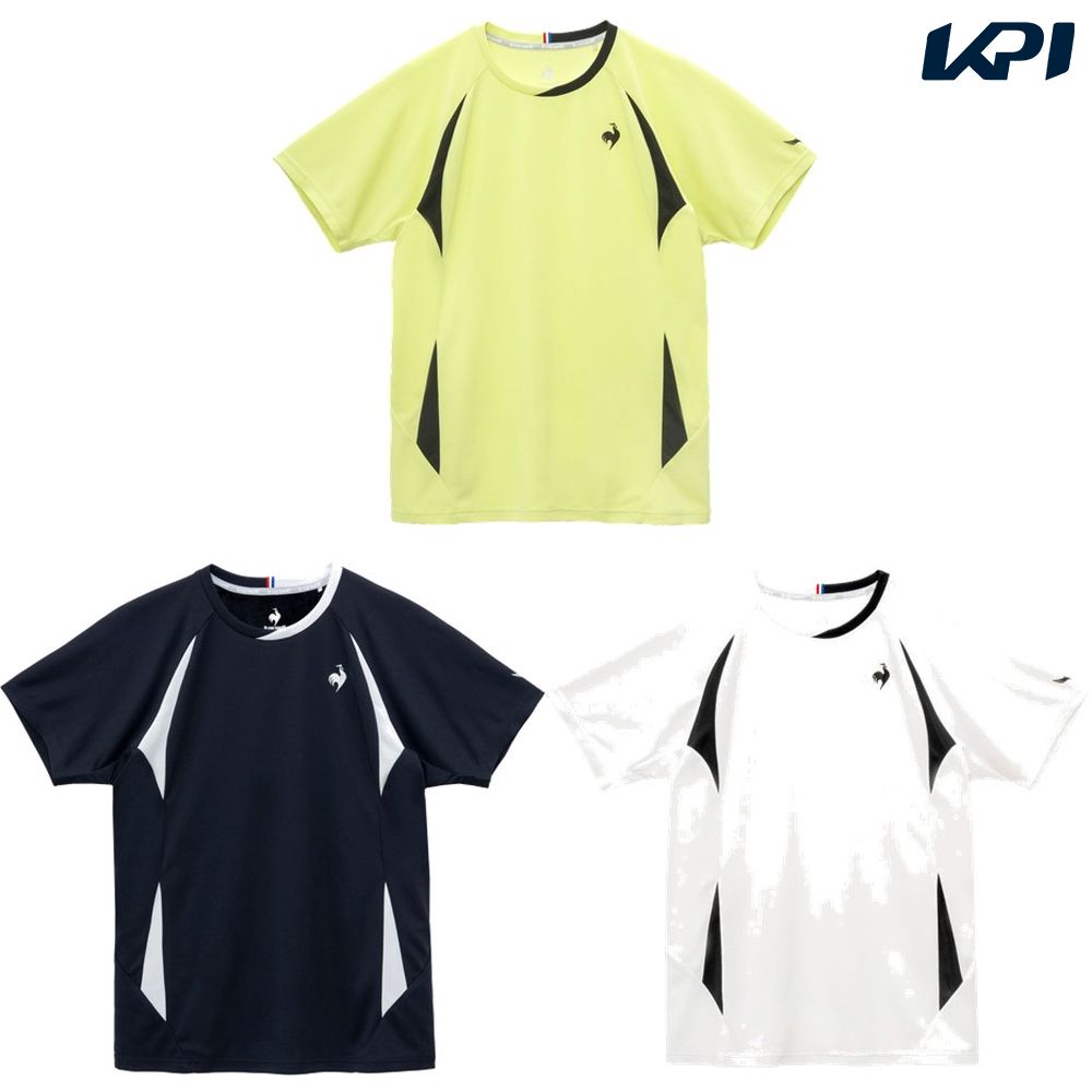 ルコック le coq sportif テニスウェア メンズ   Aile forme 切替ゲームシャツ LN5SHT01M 2025SS