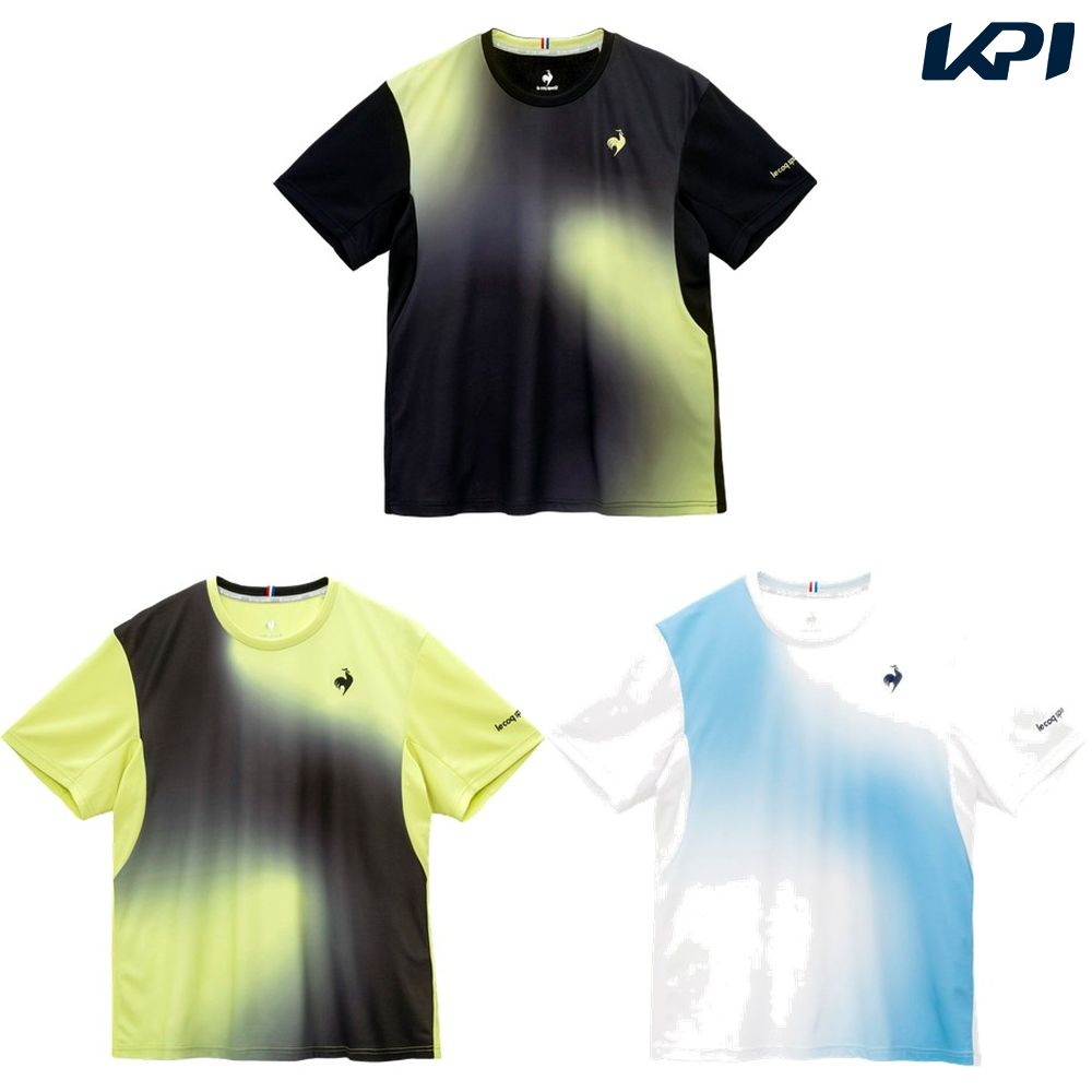 ルコック le coq sportif テニスウェア メンズ   グラデーションゲームシャツ LN5SHT51M 2025SS