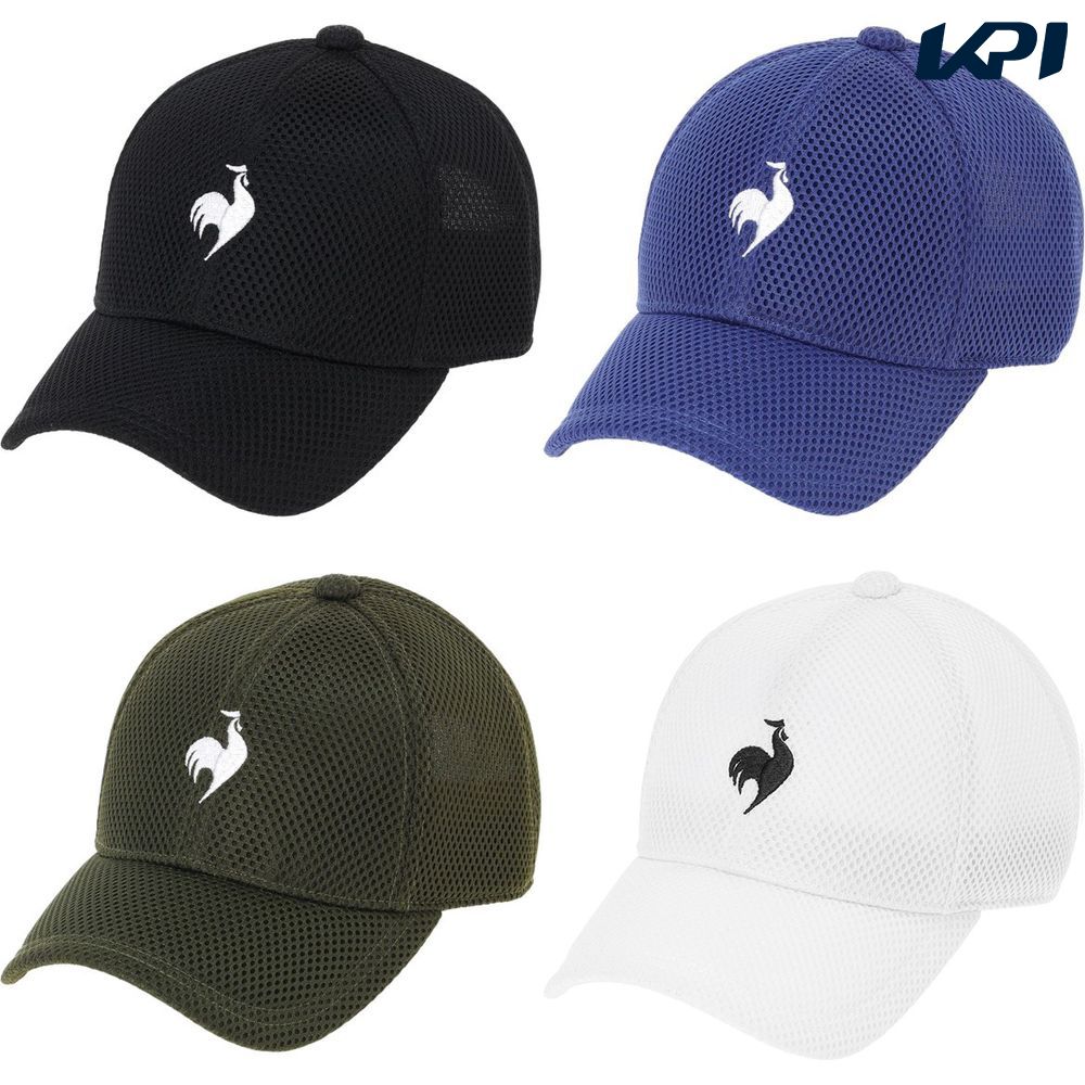 ルコック le coq sportif テニスキャップ・バイザー メンズ   Wラッセルメッシュキャップ LN6FCP15M 9月中旬発売予定※予約